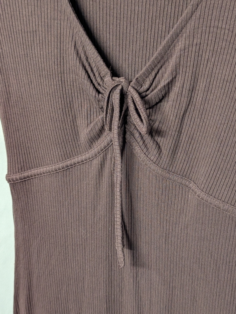 RVCA Smitten II Midi Dress | Chocolate Torte Size Medium - Picture 11 of 16